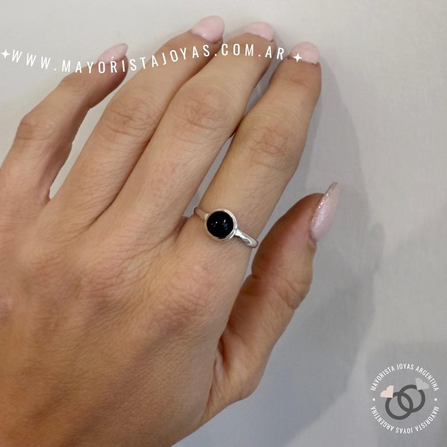 ANILLO PLATA Y PIEDRA (PAP0440)