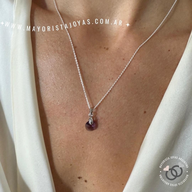 COLLAR PLATA Y CUBIC (PCC0141)