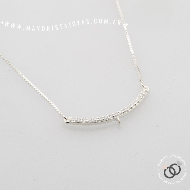 COLLAR PLATA Y CUBIC (PCC0151)