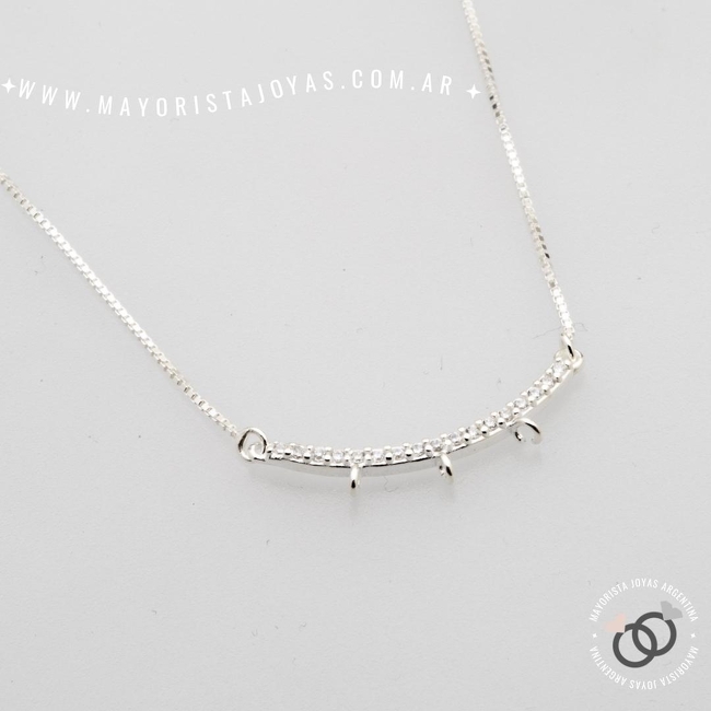 COLLAR PLATA Y CUBIC (PCC0153)