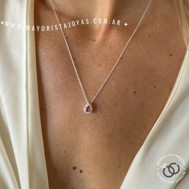 COLLAR PLATA Y CUBIC (PCC0156)