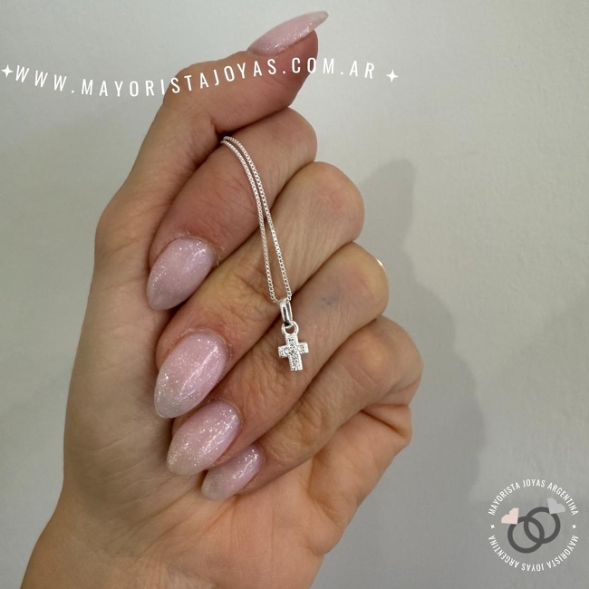 COLLAR PLATA Y CUBIC (PCC0158)