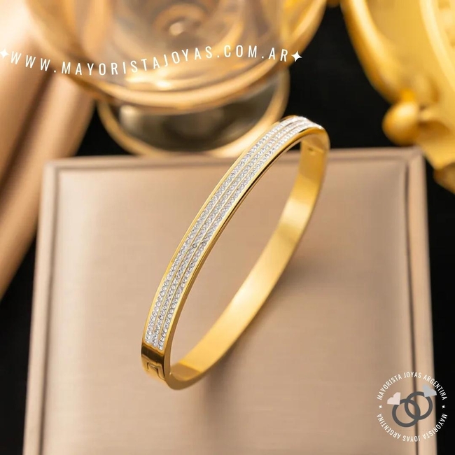 PULSERA DE ACERO RIGIDA (BAR0080)
