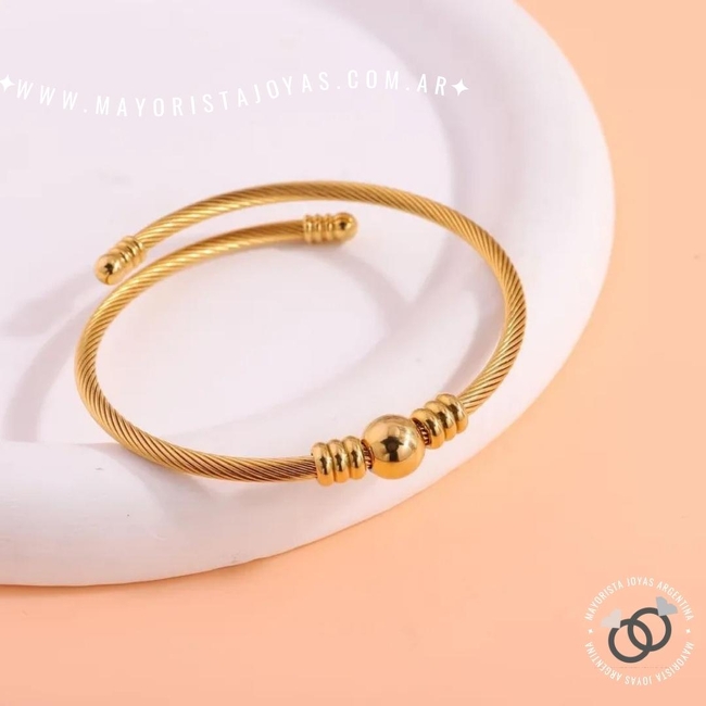 PULSERA DE ACERO RIGIDA (BAR0097)