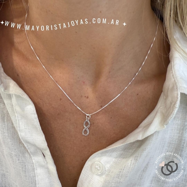 COLLAR PLATA LISA (PCL0138)