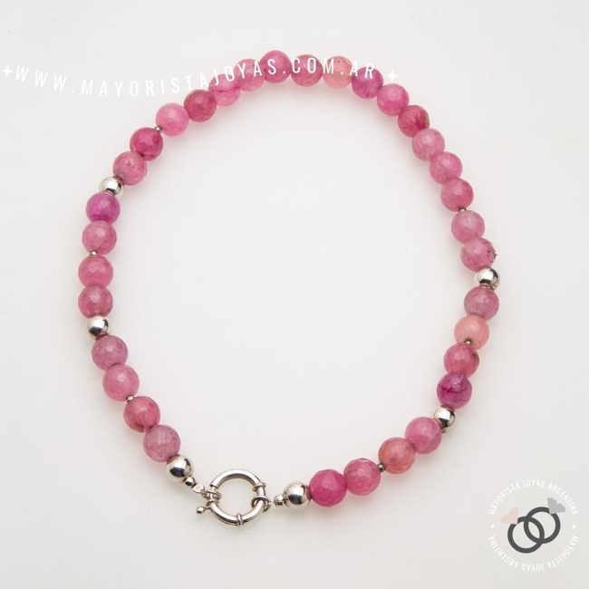 COLLAR PLATA Y PIEDRA (PCN0023)