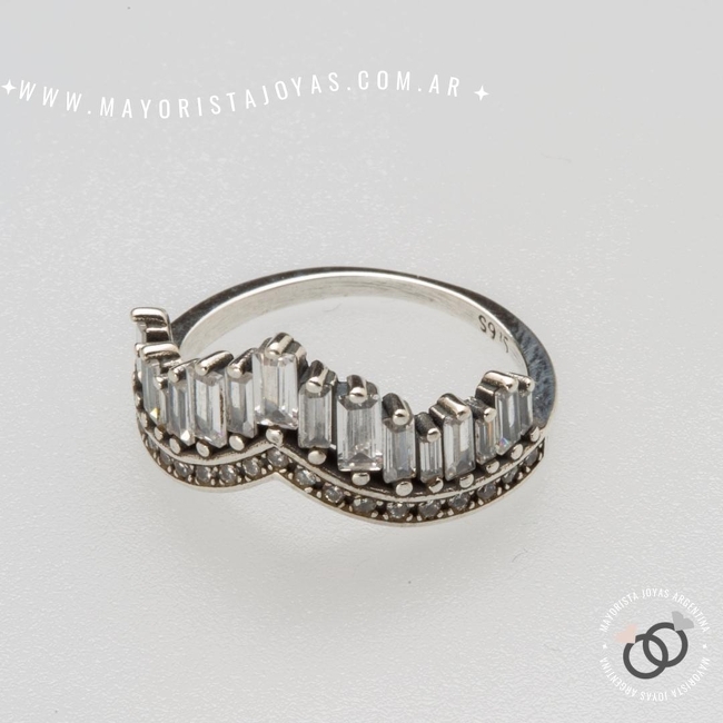 ANILLO PLATA Y CUBIC (PAC0380)