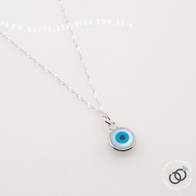 COLLAR PLATA LISA (PCL0144)