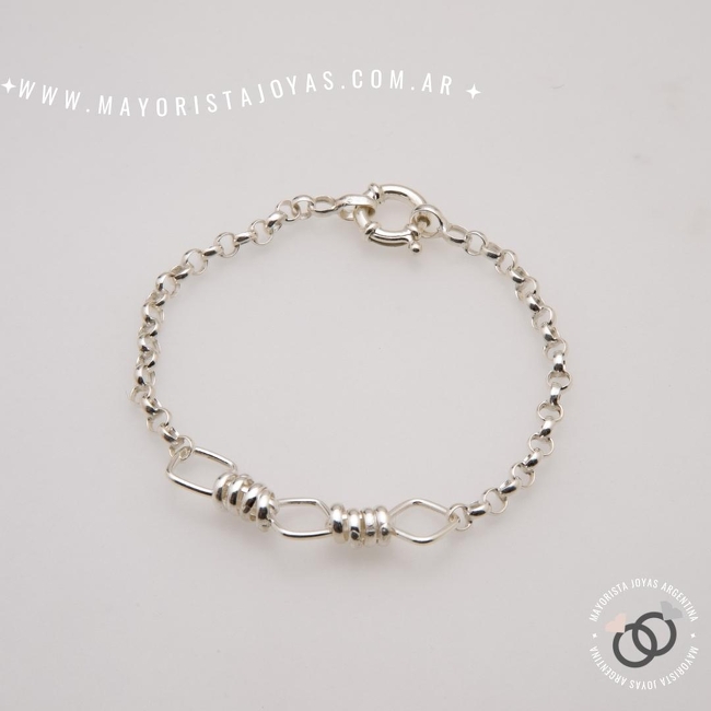 PULSERA PLATA LISA (PBL0310)