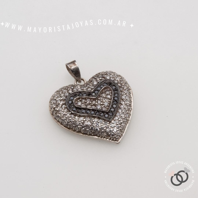 DIJE PLATA Y CUBIC (PDC0187)