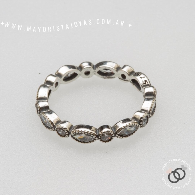 ANILLO PLATA Y CUBIC (PAC0360)