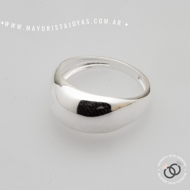ANILLO PLATA LISA (PAL0355)