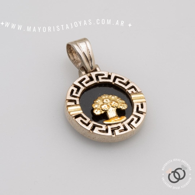 DIJE PLATA Y ORO (POD0224)