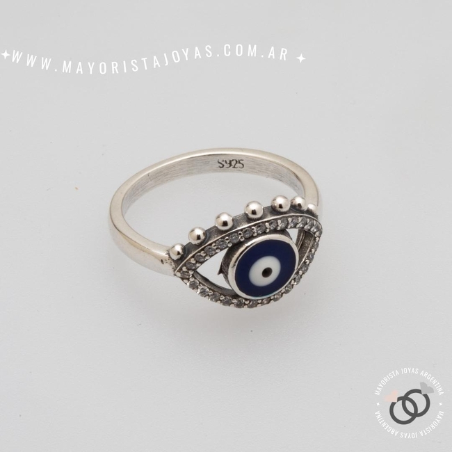 ANILLO PLATA Y CUBIC (PAC0345)