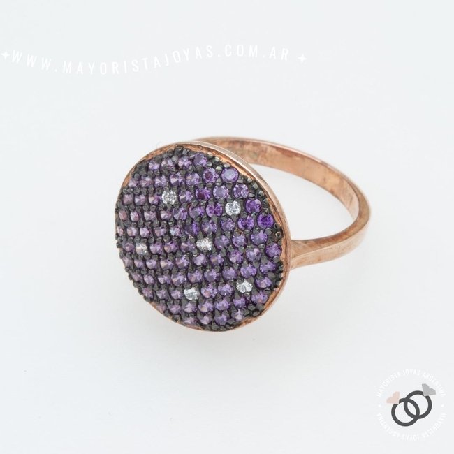 ANILLO PLATA Y CRISTAL (PAC0562)
