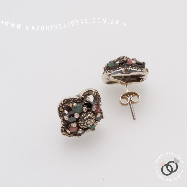 AROS PLATA Y PIEDRA (PPN0225)