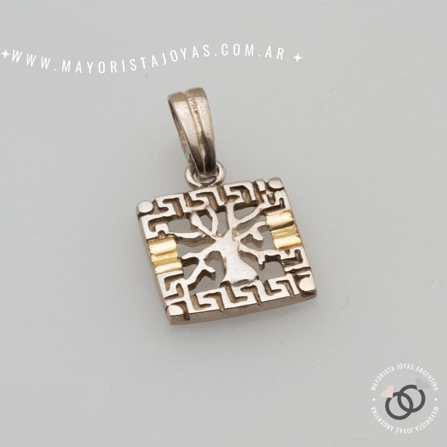 DIJE PLATA Y ORO (POD0235)
