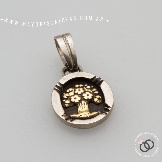 DIJE PLATA Y ORO (POD0236)
