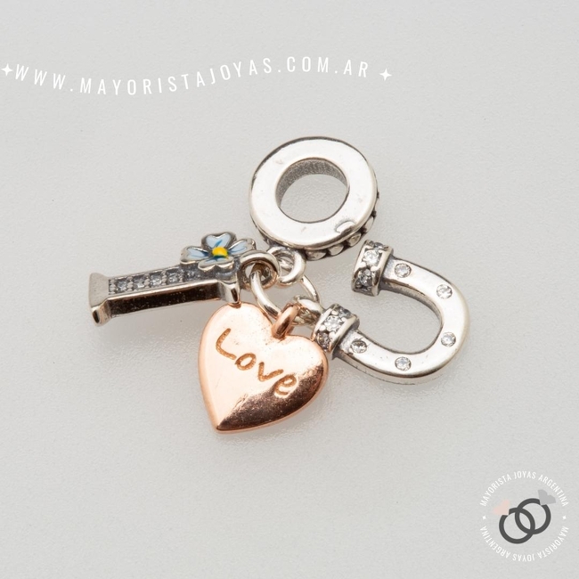 CHARMS PLATA Y CUBIC PARA PANDORA (PP0164)