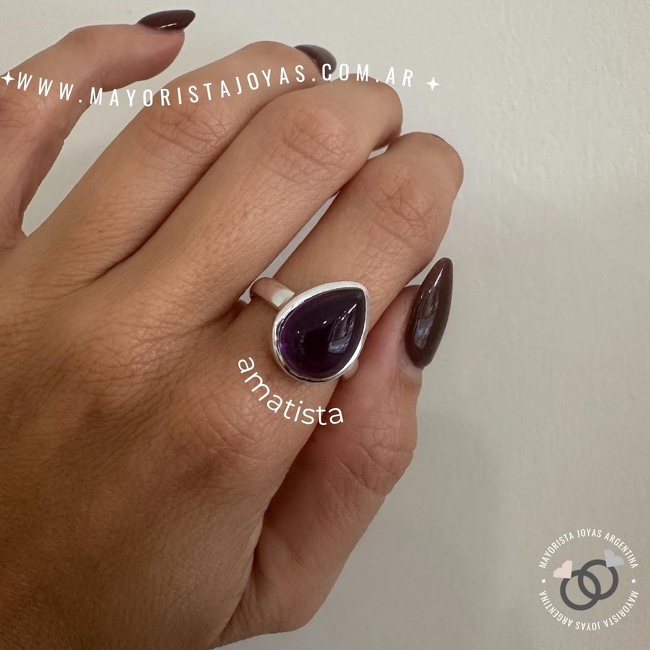 ANILLO PLATA Y PIEDRA (PAP0480)