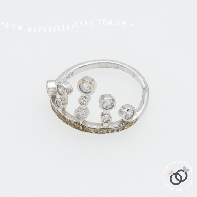 ANILLO PLATA Y CRISTAL (PAC0503)