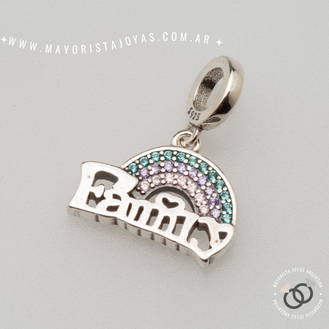 CHARMS PLATA Y CUBIC PARA PANDORA (PP0121)