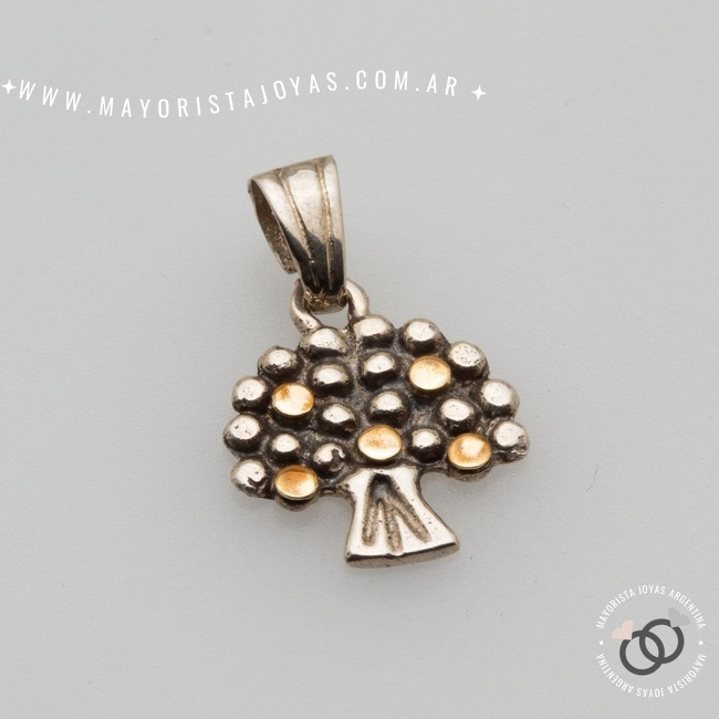 DIJE PLATA Y ORO (POD0244)