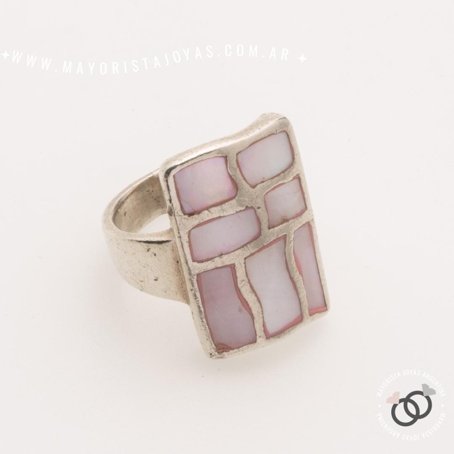ANILLO PLATA Y PIEDRA (PAP0494)