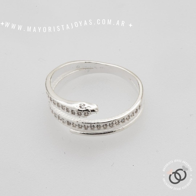 ANILLO PLATA Y CUBIC (PAC0424)
