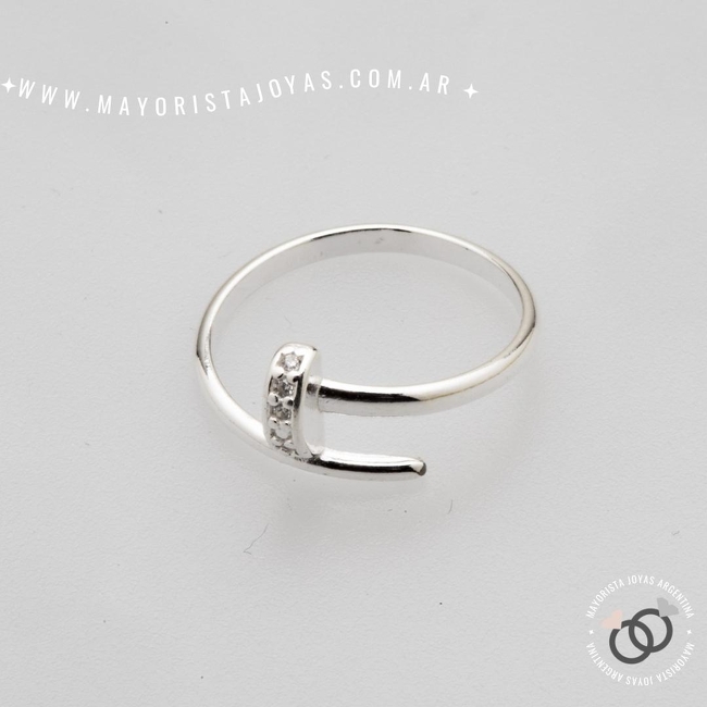 ANILLO PLATA Y CUBIC (PAC0388)
