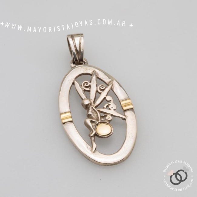 DIJE PLATA Y ORO (POD0184)