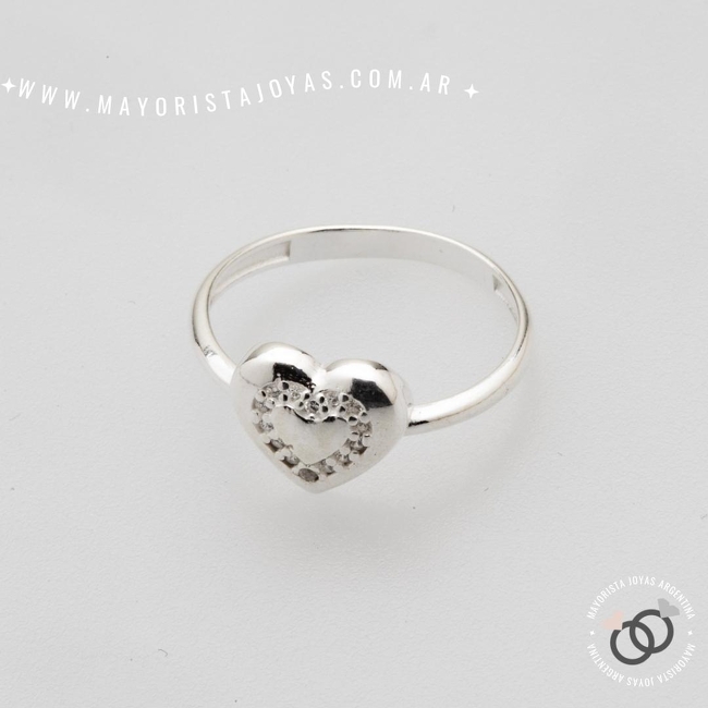 ANILLO PLATA Y CUBIC (PAC0407)