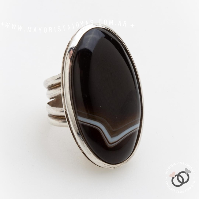 ANILLO PLATA Y PIEDRA (PAP0532)