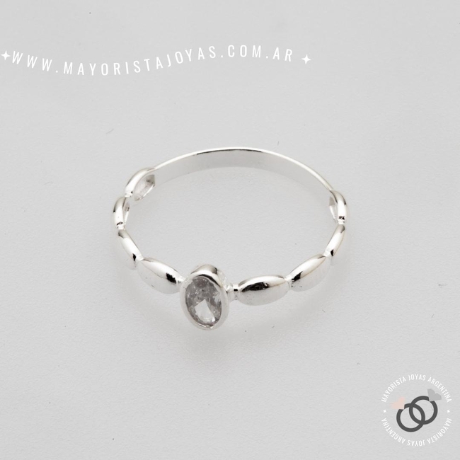 ANILLO PLATA Y CUBIC (PAC0401)