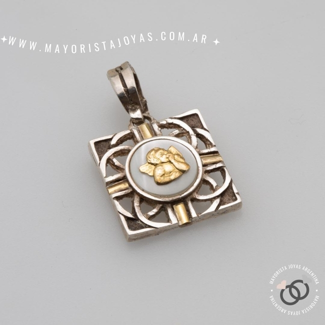DIJE PLATA Y ORO (POD0185)