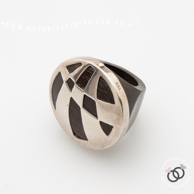 ANILLO PLATA Y PIEDRA (PAP0582)