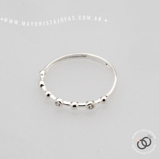 ANILLO PLATA Y CUBIC (PAC0418)