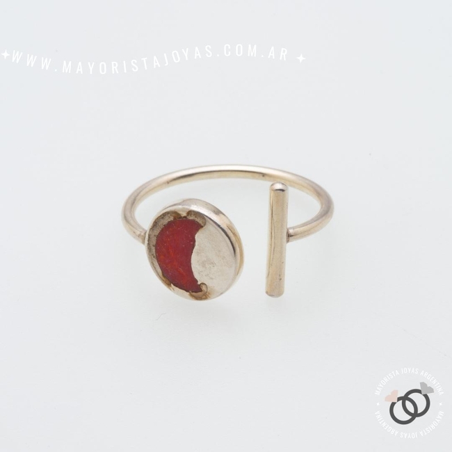 ANILLO PLATA Y PIEDRA (PAP0588)