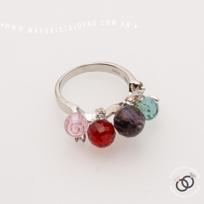 ANILLO PLATA Y CUBIC (PAC0432)