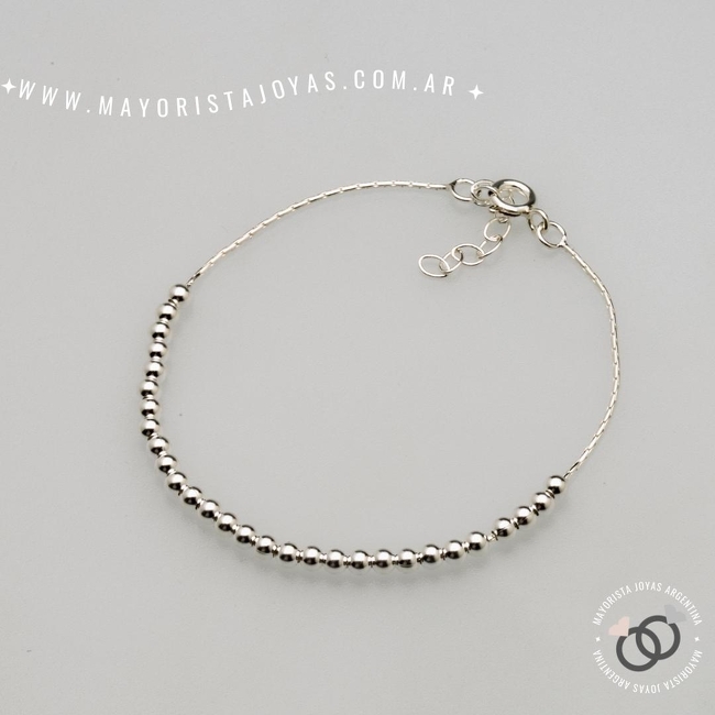PULSERA PLATA LISA (PBL0296)