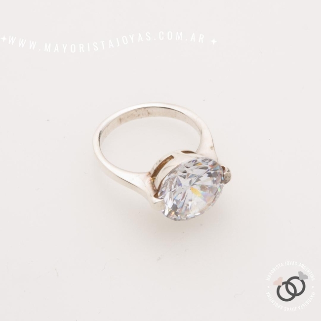 ANILLO PLATA Y CUBIC (PAC0433)
