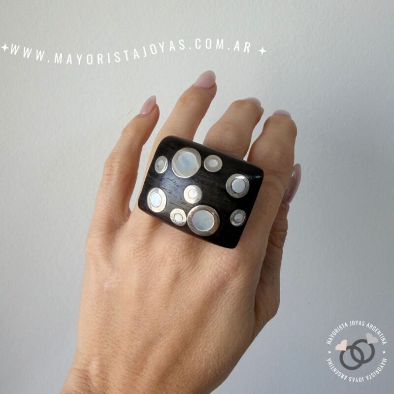 ANILLO PLATA Y PIEDRA (PAP0581)