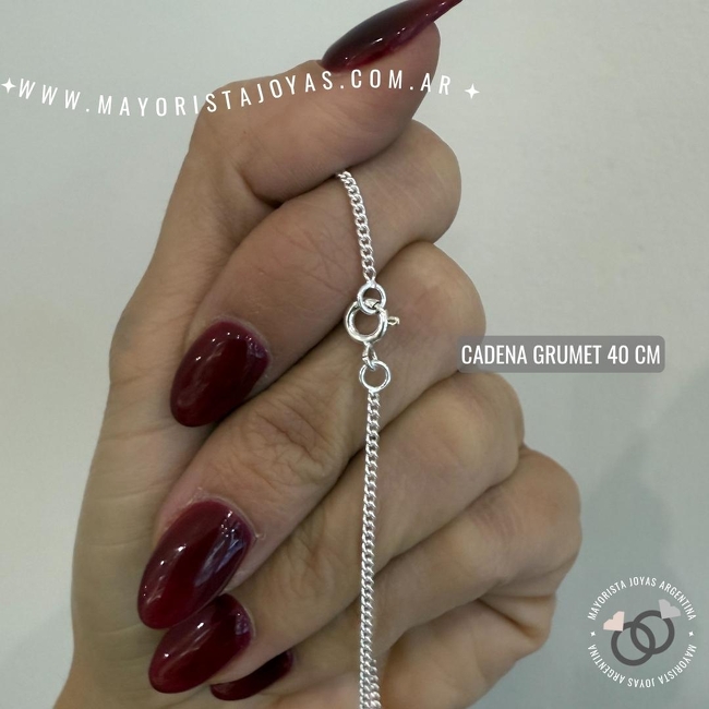 CADENA PLATA 40CM (PCI0112)