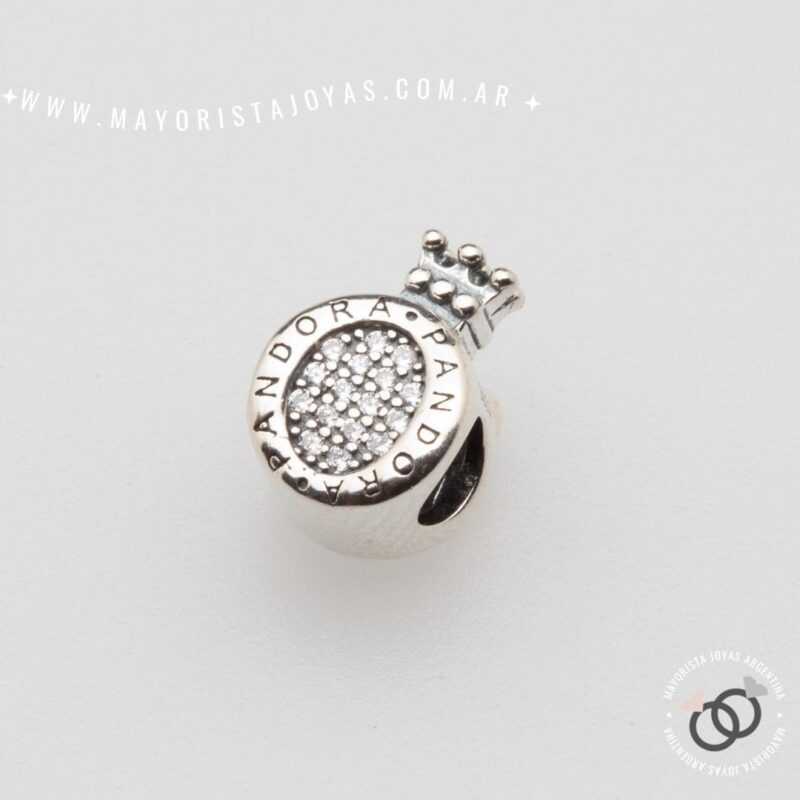 dije charm pandora corona plata 925