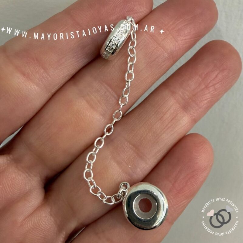 CHARMS/TRABA PLATA 925 PARA PANDORA (PP0224)