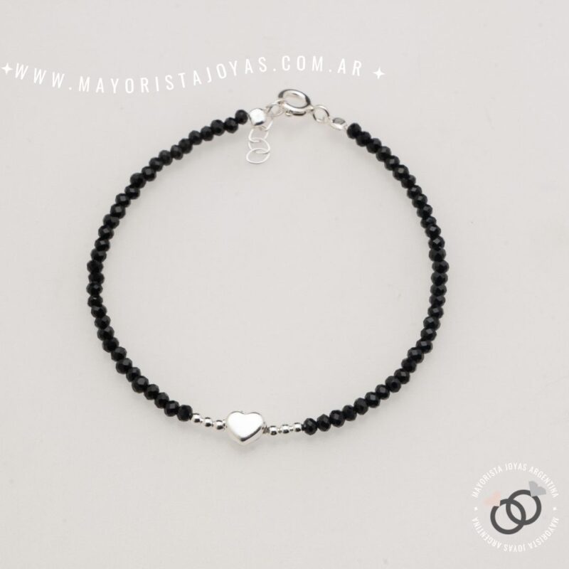 PULSERA PLATA Y CRISTAL (PBC0416)
