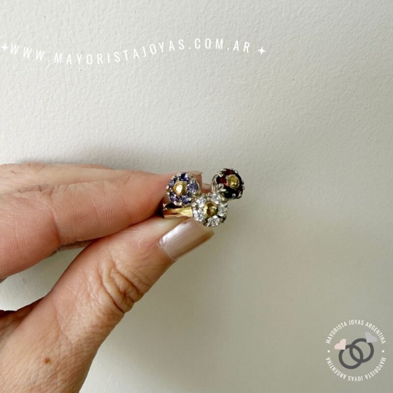 ANILLO PLATA Y ORO (POA0569)