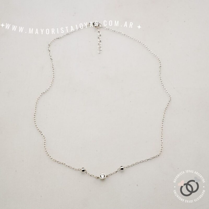 COLLAR PLATA Y CUBIC (PCC0167)