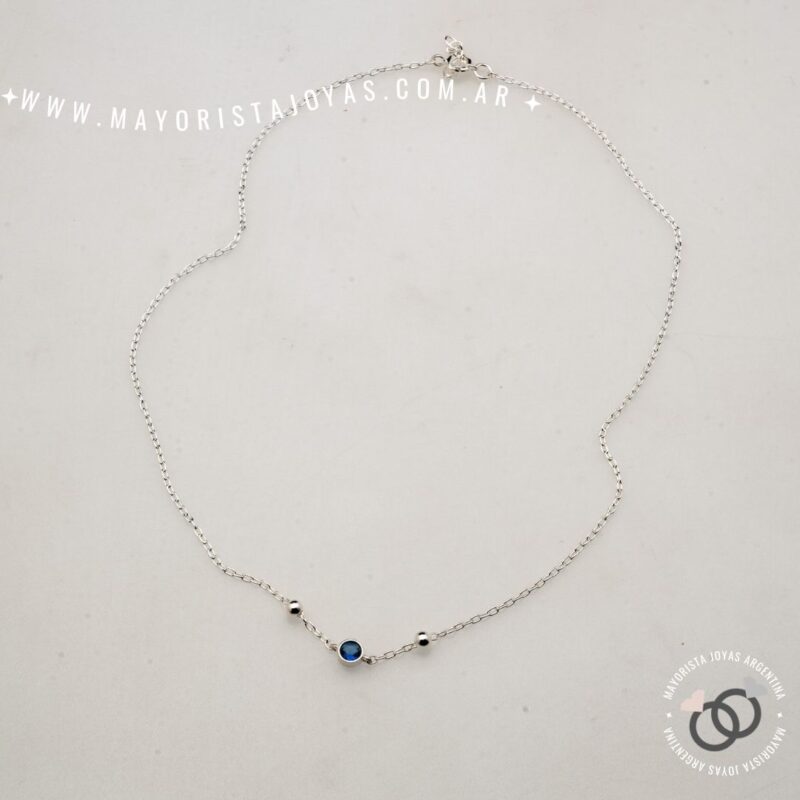 COLLAR PLATA Y CUBIC (PCC0170)