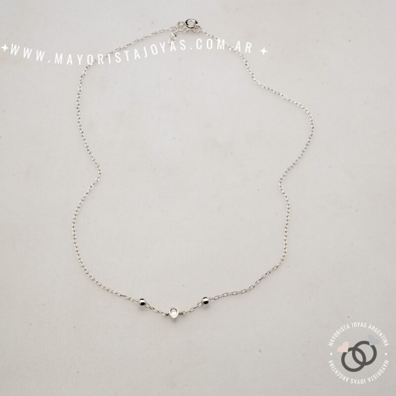 COLLAR PLATA Y CUBIC (PCC0171)
